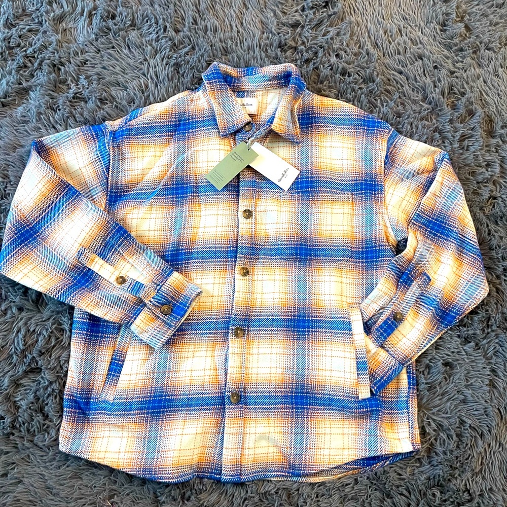 NWT Goodfellow & Co. Heavyweight Stand Fit Flannel - Size L